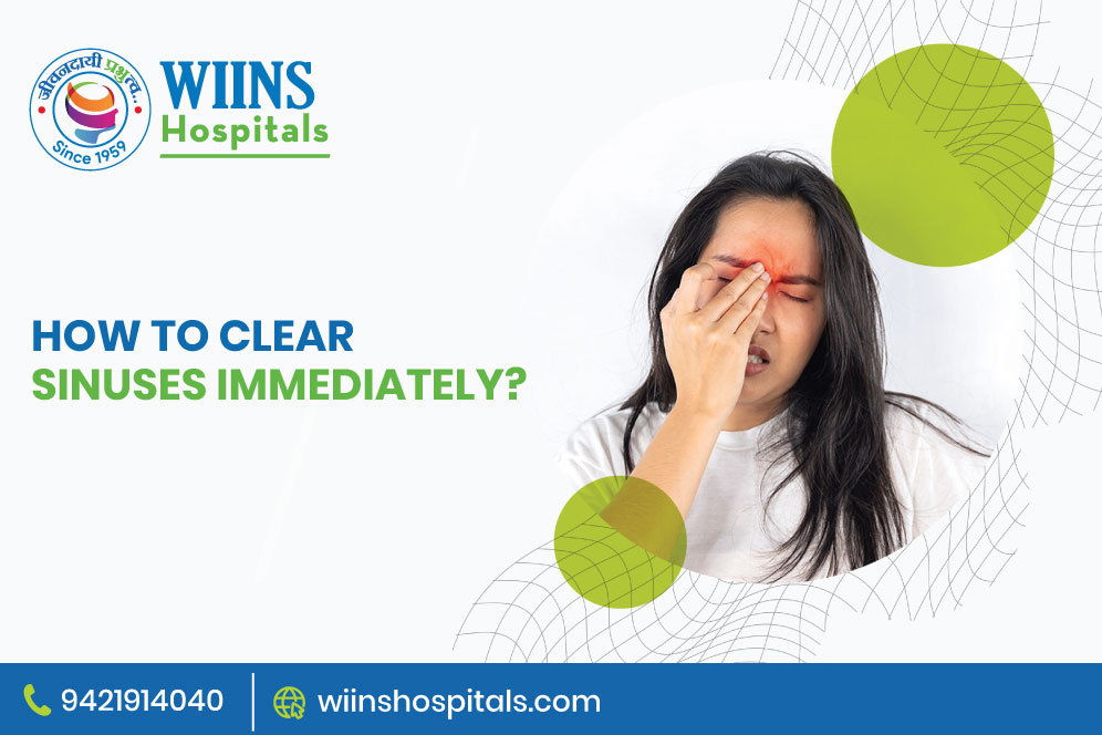 How to clear sinuses immediately