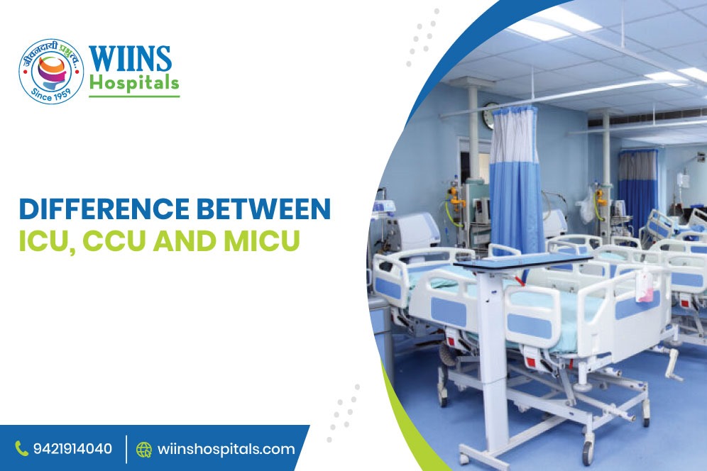 Difference between ICU, CCU, and MICU